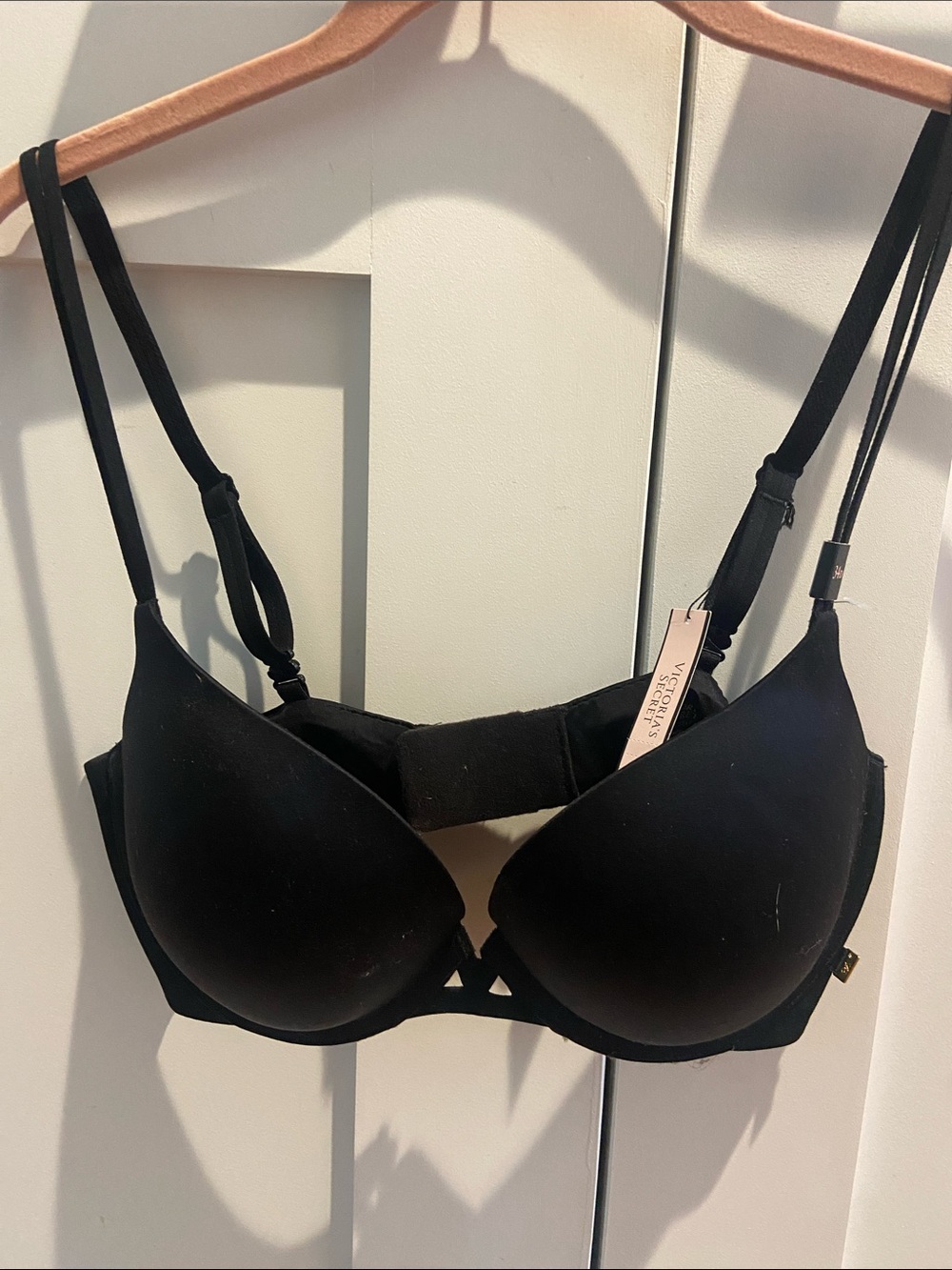 Victoria's Secret Black Push-Up T-Shirt Bra